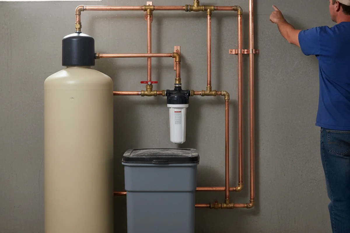 Whole-house water treatment system installed in Ray
